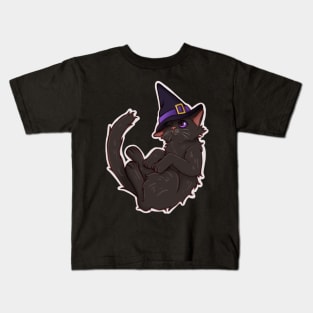 Halloween Cats - Witchy Kitty Kids T-Shirt